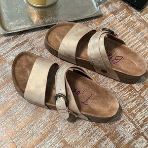 ROSE GOLD Blowfish Sandals